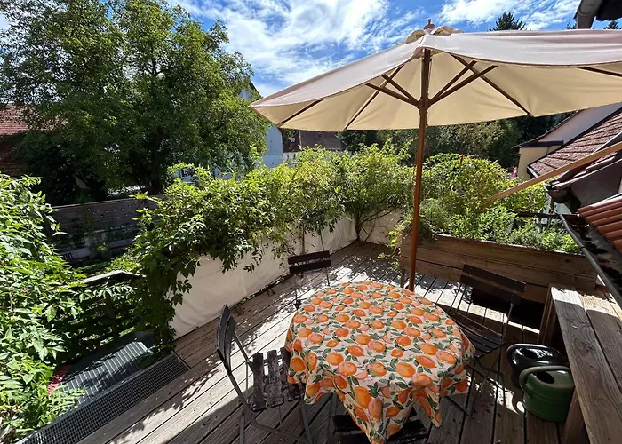Апартаменты Loft-wohnung Mit Ausblick Und Terrasse